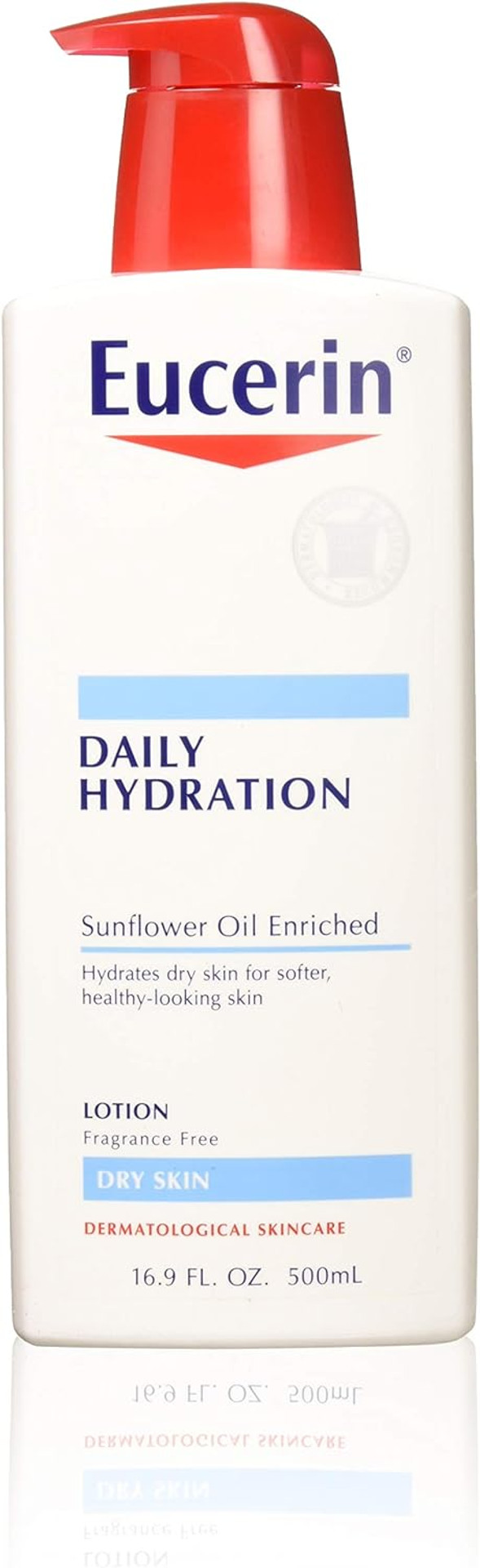 Eucerin Daily Replenishing Moisturizing Lotion Fragrance Free 16.9 Oz (2 Pack)