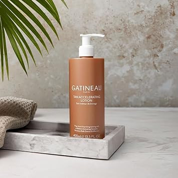 Gatineau - Tan Accelerating Lotion (400ml) + Golden Glow Gradual Tan (75ml) Duo Set, Total Body Glow, Natural Tanning For Face and Body