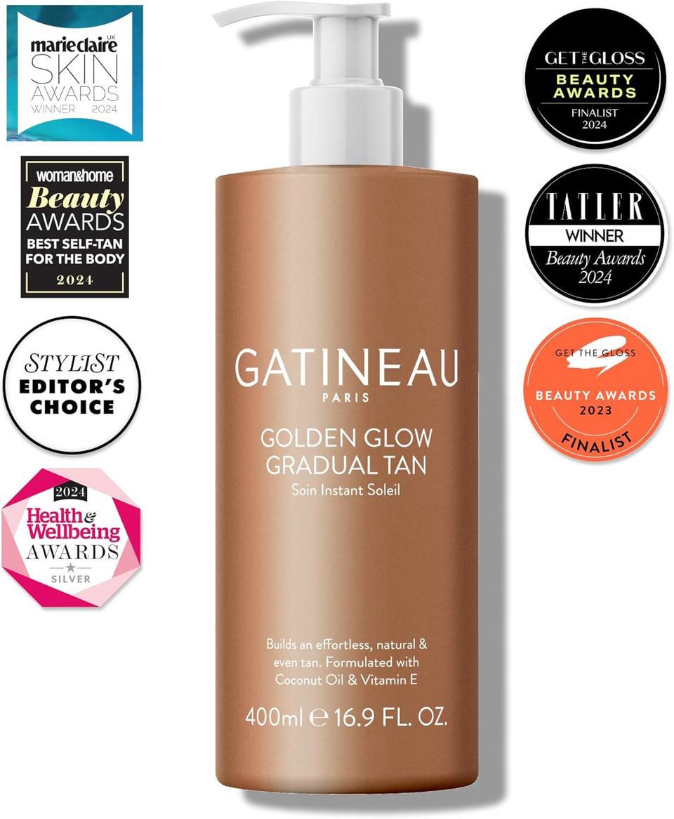 Gatineau - Total Body Glow Collection Skincare Gift Set, with Tan Accelerating Lotion (400ml) & Golden Glow Gradual Tan (400ml)