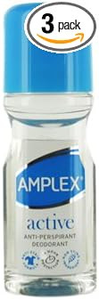 Triple Pack Amplex Antiperspirant Roll On Active