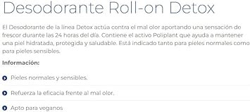 Instituto Espaã£Â±Ol Roll On Detox Deodorant 75Ml