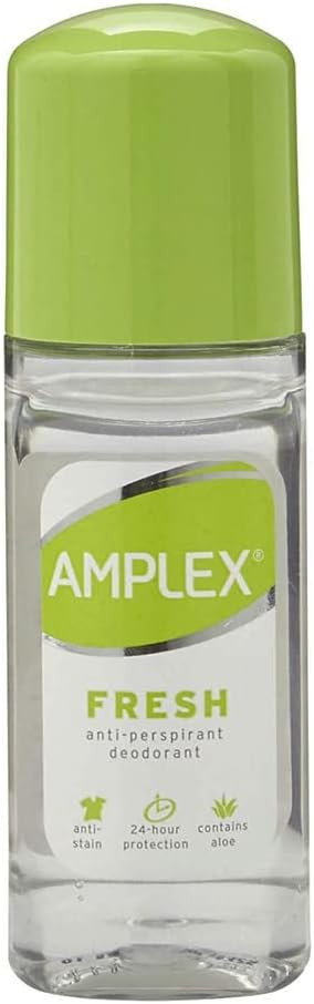 Amplex Fresh Anti-Perspirant Deodorant Roll-On - 12 x 50ml