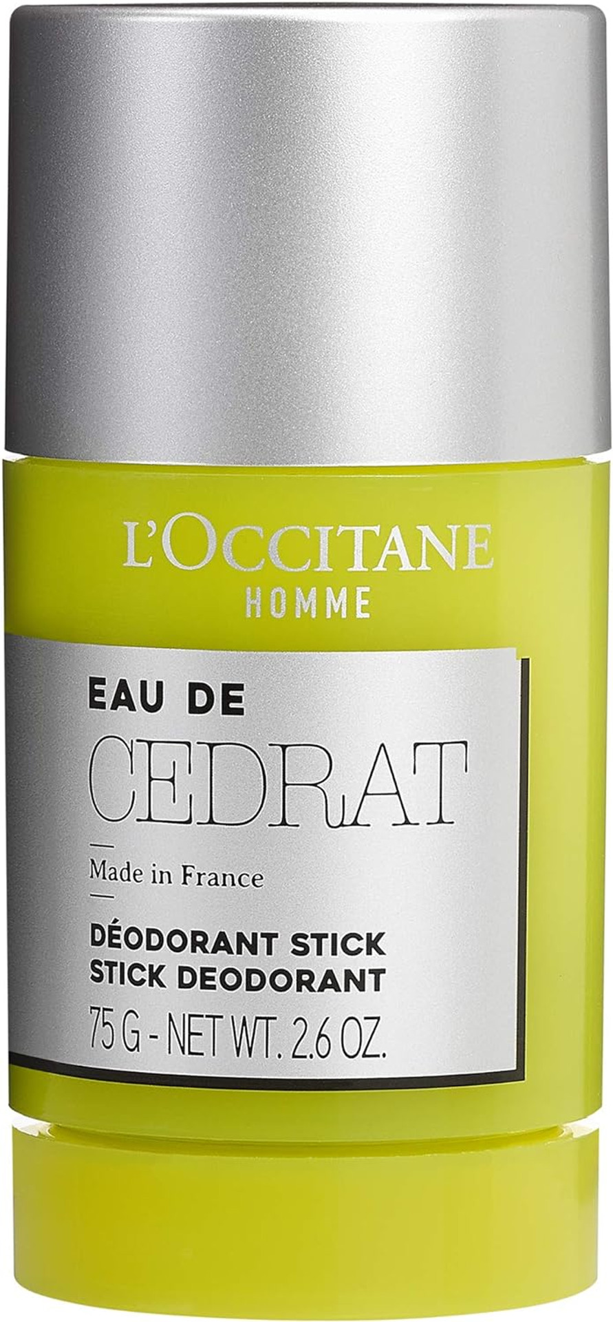 L'Occitane Eau De Cedrat Stick Deodrant 75G, Citrus Scent
