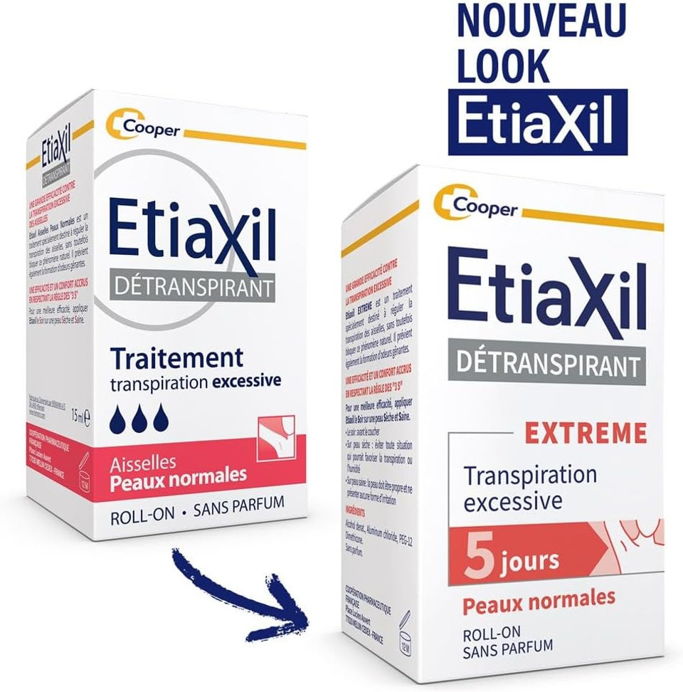 Etiaxil Antiperspirant Excessive Perspiration Treatment 2 x 15ml