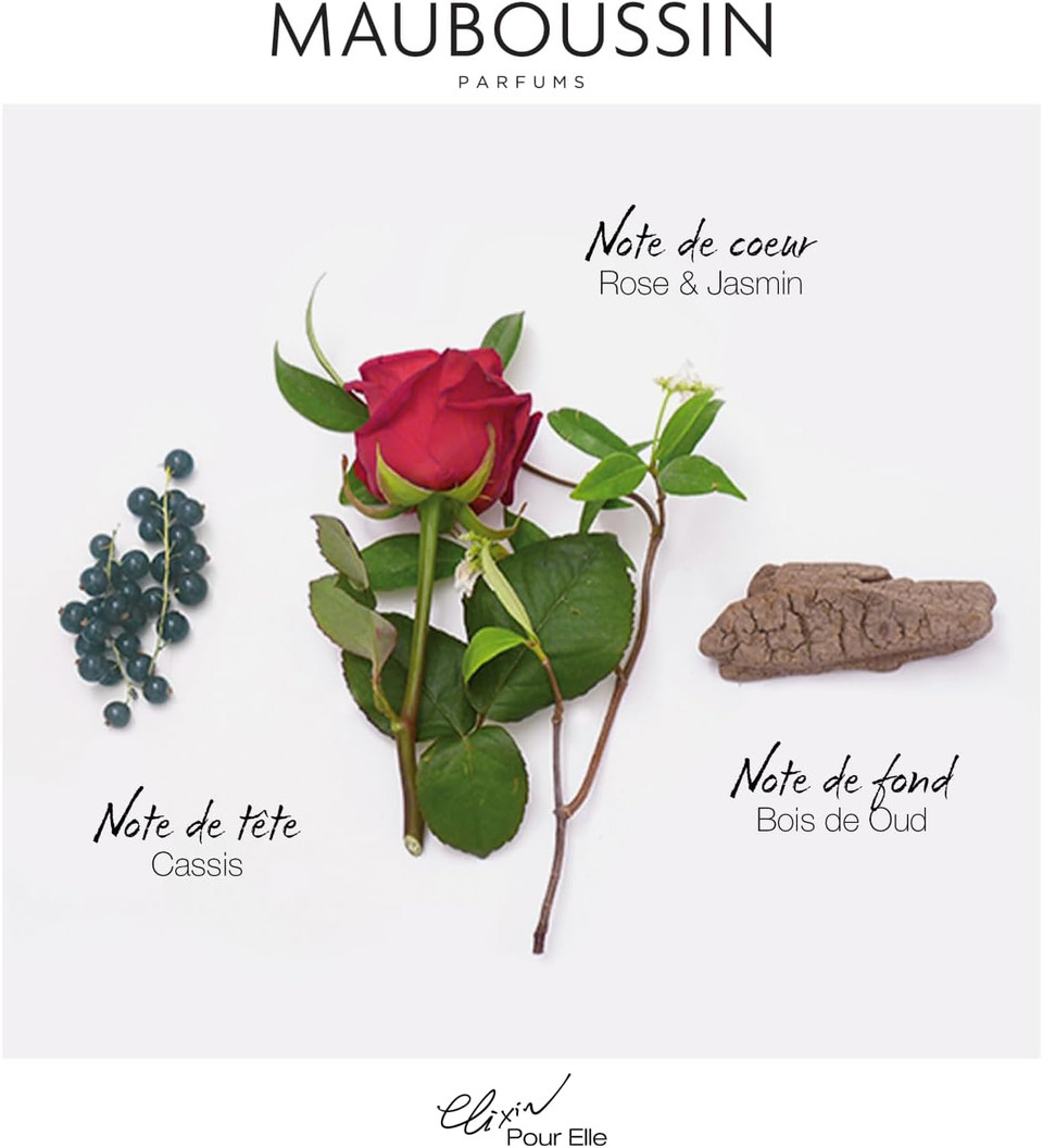Mauboussin - Elixir Pour Elle 100Ml (3.3 Fl Oz) - Eau De Parfum For Women - Floral & Oriental Scents
