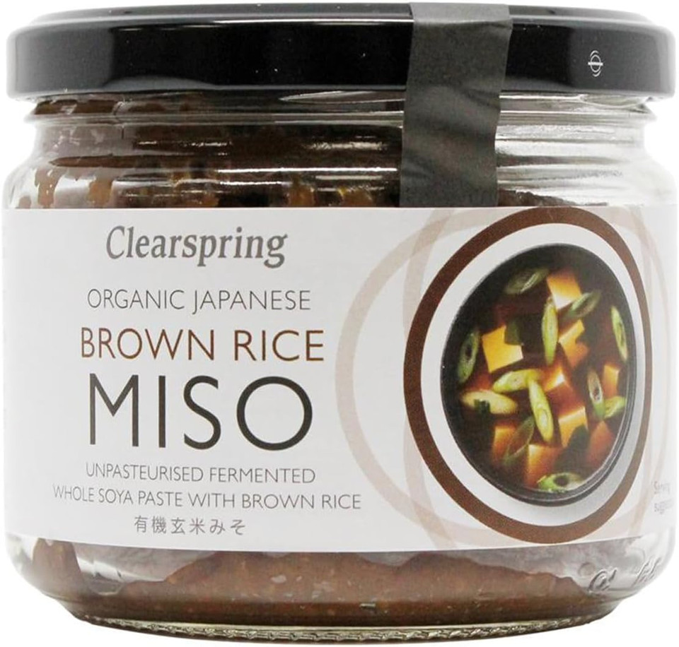 Clearspring Pasteurised Organic Japanese Brown Rice Miso Paste, 300g