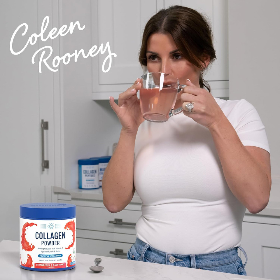 Applied Nutrition Collagen Powder - Citrus Twist Flavour - 5000mg Hydrolysed Bovine Flavoured Collagen Peptides with Vitamin C, Hyaluronic Acid & Biotin (165g - 30 Servings)