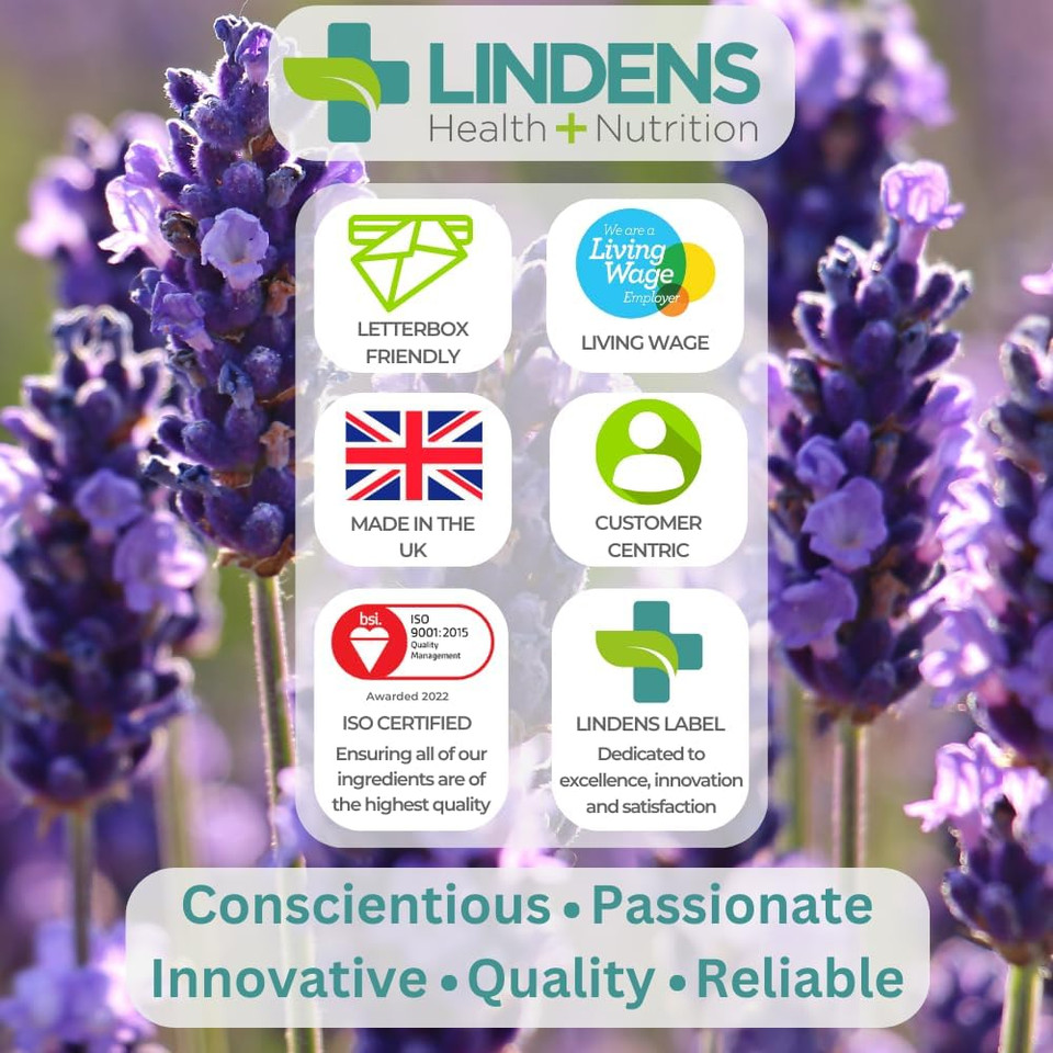 Lindens Glucomannan (Konjac Fibre) Capsules - 3,000mg Per Serving - 90 Pack - Weight Loss Aid - Contributes Towards The Reduction of Appetite - Weight Loss Supplement - Letterbox Friendly