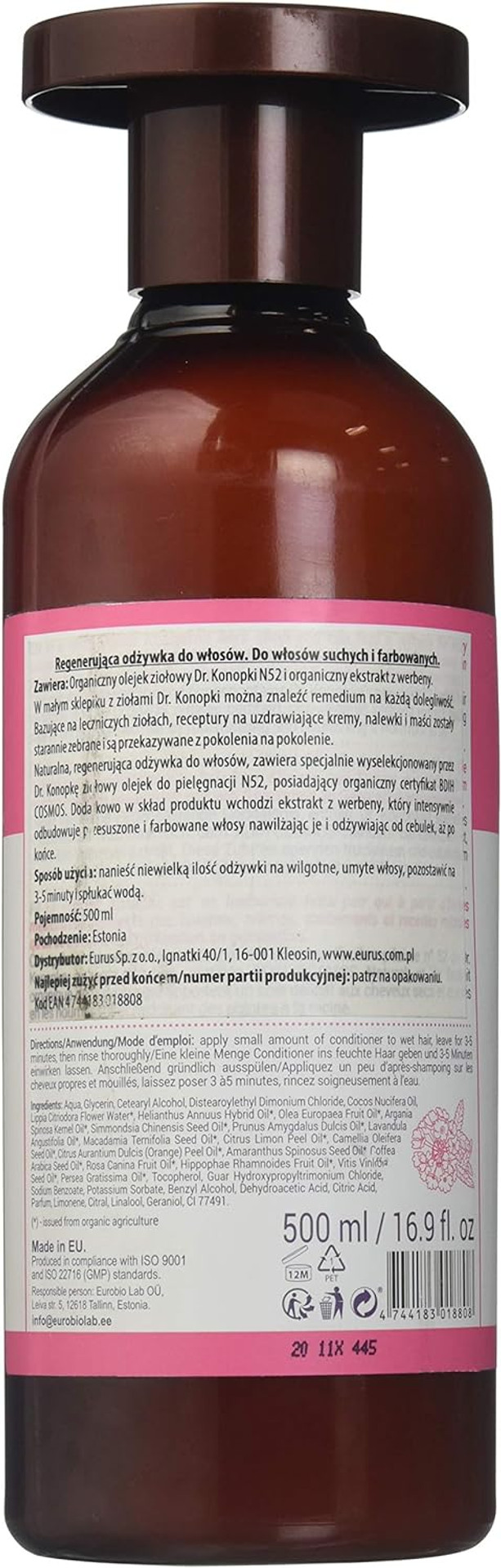 Dr.Konopka's Regenerating Conditioner, 500 ml