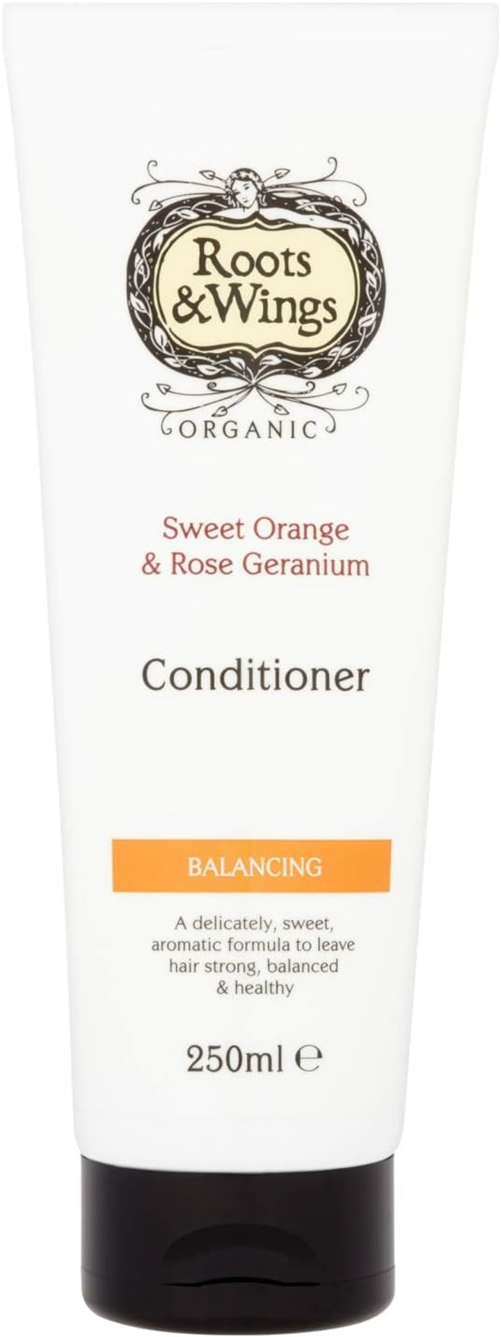 Roots & Wings Organic Balancing Sweet Orange and Rose Geranium Conditioner 250ml