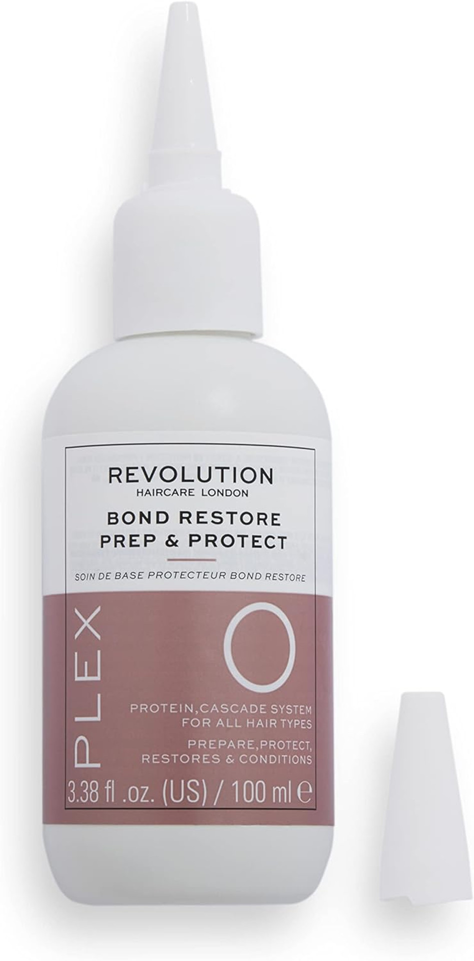 Revolution Beauty London Haircare London, Plex 0 Bond Restore, Prep and Protect, 100ml