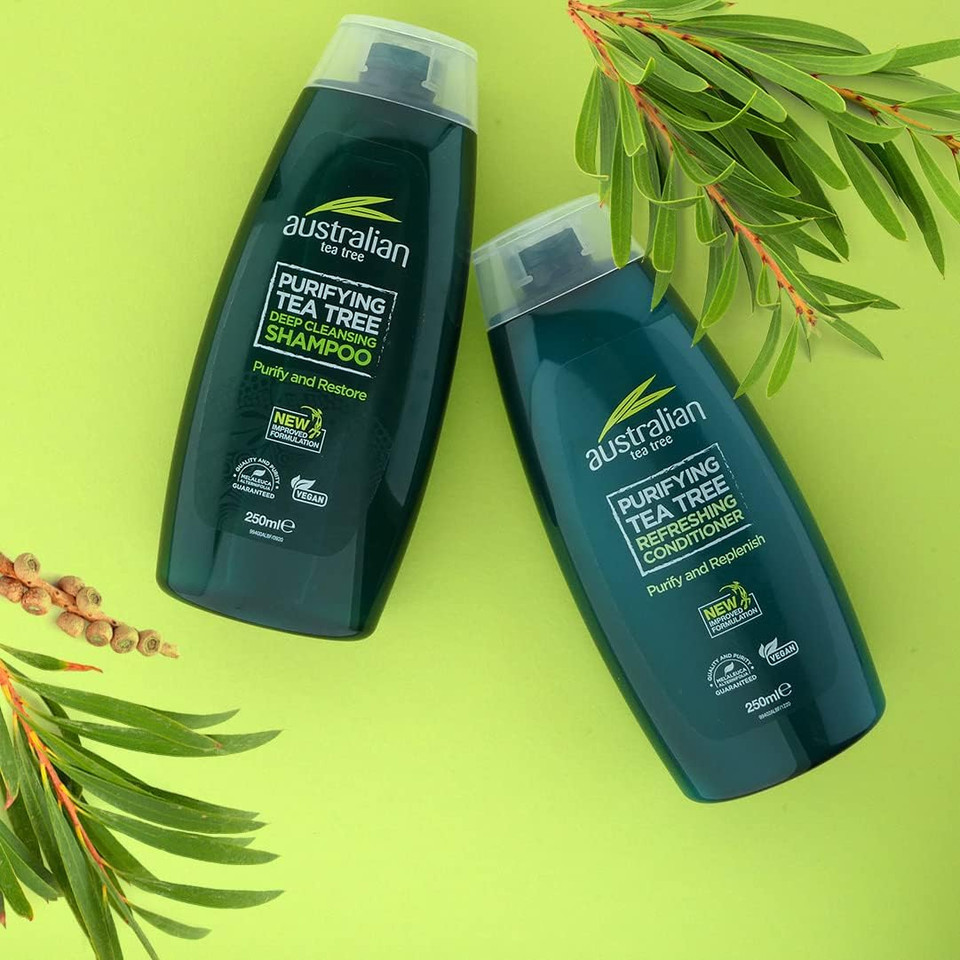 Australian Tea Tree Shampoo, Purifying, Natural, Vegan, Cruelty Free, Paraben And Sls Free, Deep Cleansing, 250 Ml

Size: 250 Ml (Pack Of 1)