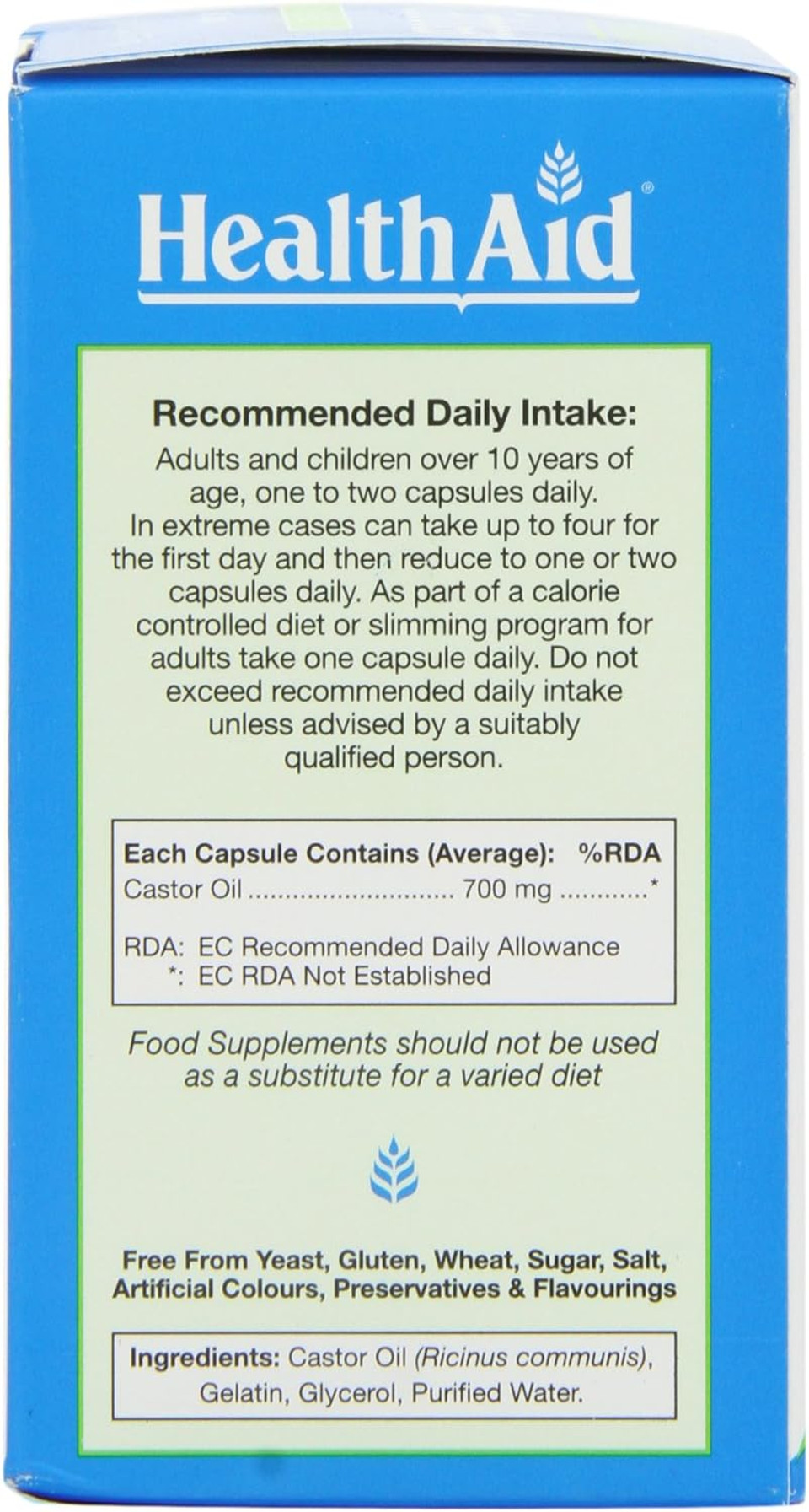 HealthAid Castroclean - 60 Capsules