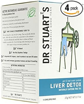 Dr Stuarts | Liver Detox | 4 X 15 Bags (Uk)