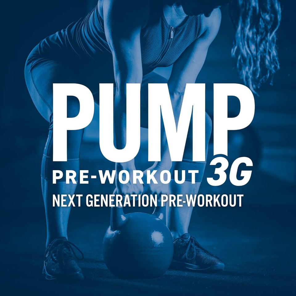 Applied Nutrition Pump Zero Pre Workout - Zero Stim, Caffeine Free, Energy & Performance (375G - 25 Servings) (Icy Blue Raz)