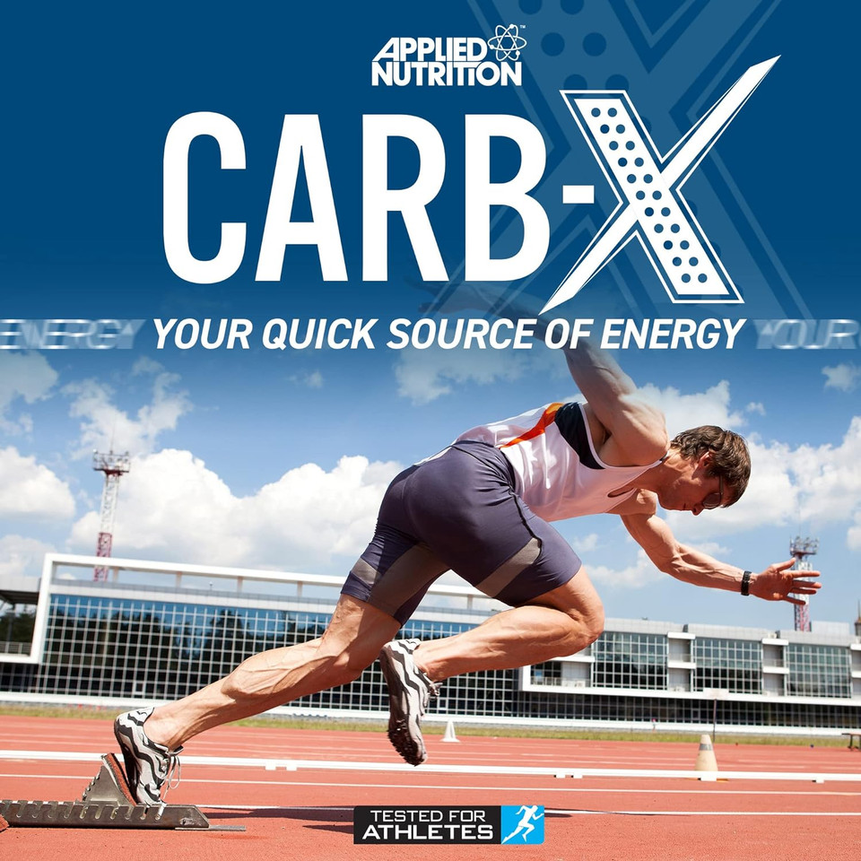Applied Nutrition Bundle Carb X 1.2Kg + Lifestyle Water Bottle 1000Ml | Cyclic Dextrin Carbohydrate Powder, Intra Workout Carb Powder, Fuel Training, Quick Source Of Energy, Vegan (Fruit Burst)