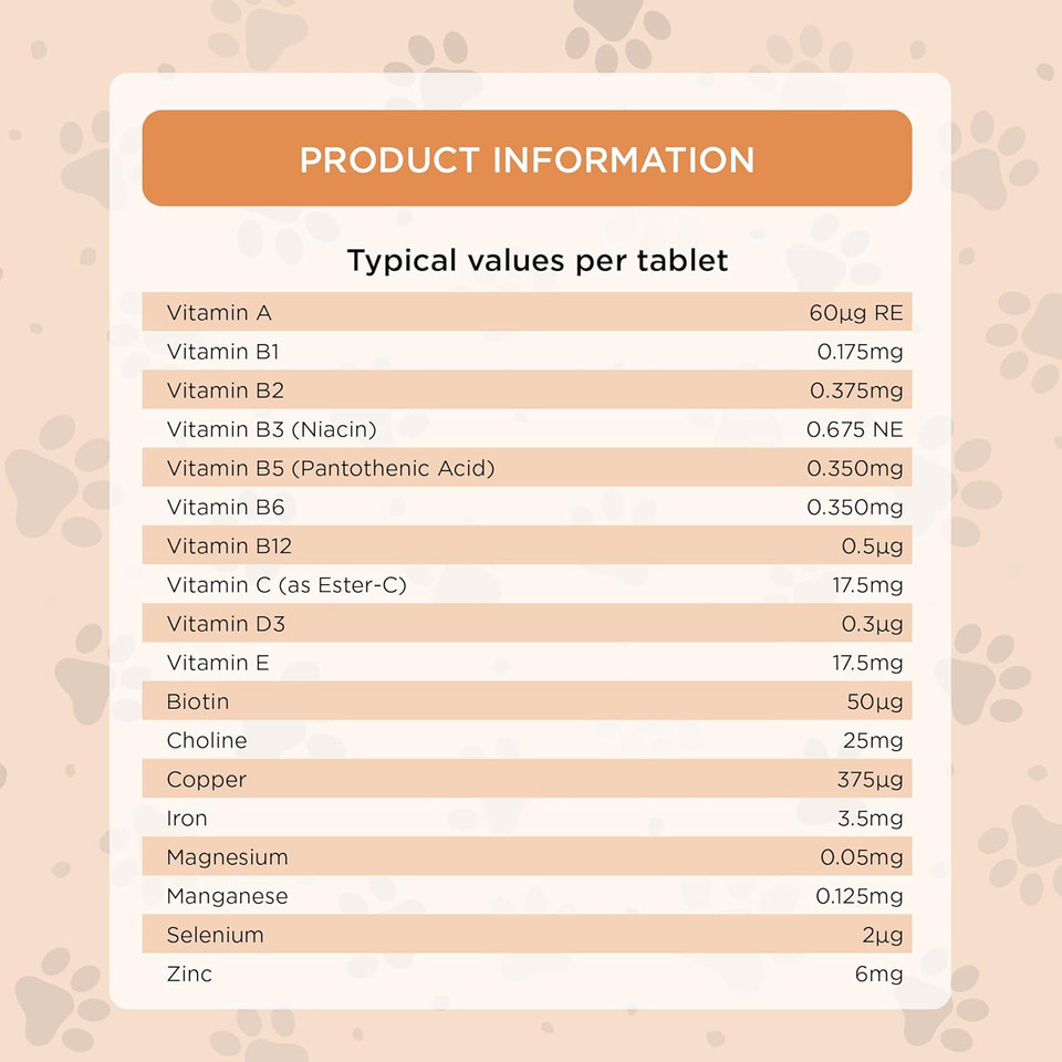 Healthspan Multivitamin For Dogs (240 Tablets) | A Gold Standard Multivitamin For Every Stage In Life | 18 Essential Vitamins & Minerals | Vitamins A, B, C, D & E | Magnesium & Zinc | Beef Flavoured