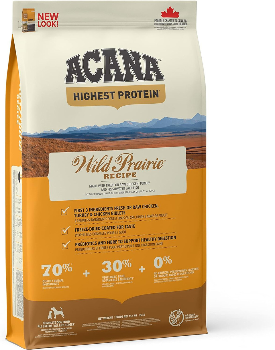 Acana Wild Prairie Dog Food, 11.4 Kg