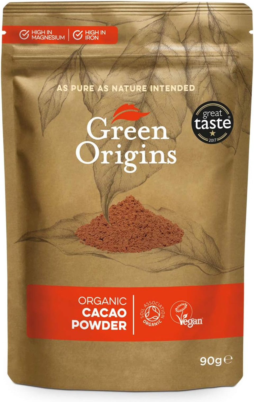 Green Origins Organic Cacao Powder 90G