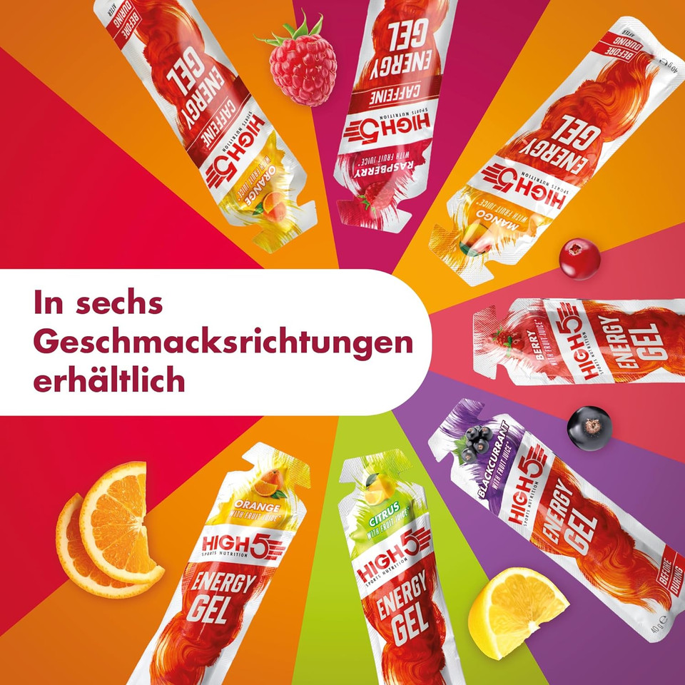 High5 Energy Gel Quick Release Energy On The Go From Natural Fruit Juice (Berry, 6 X 40G)

Size: 6 X 40G