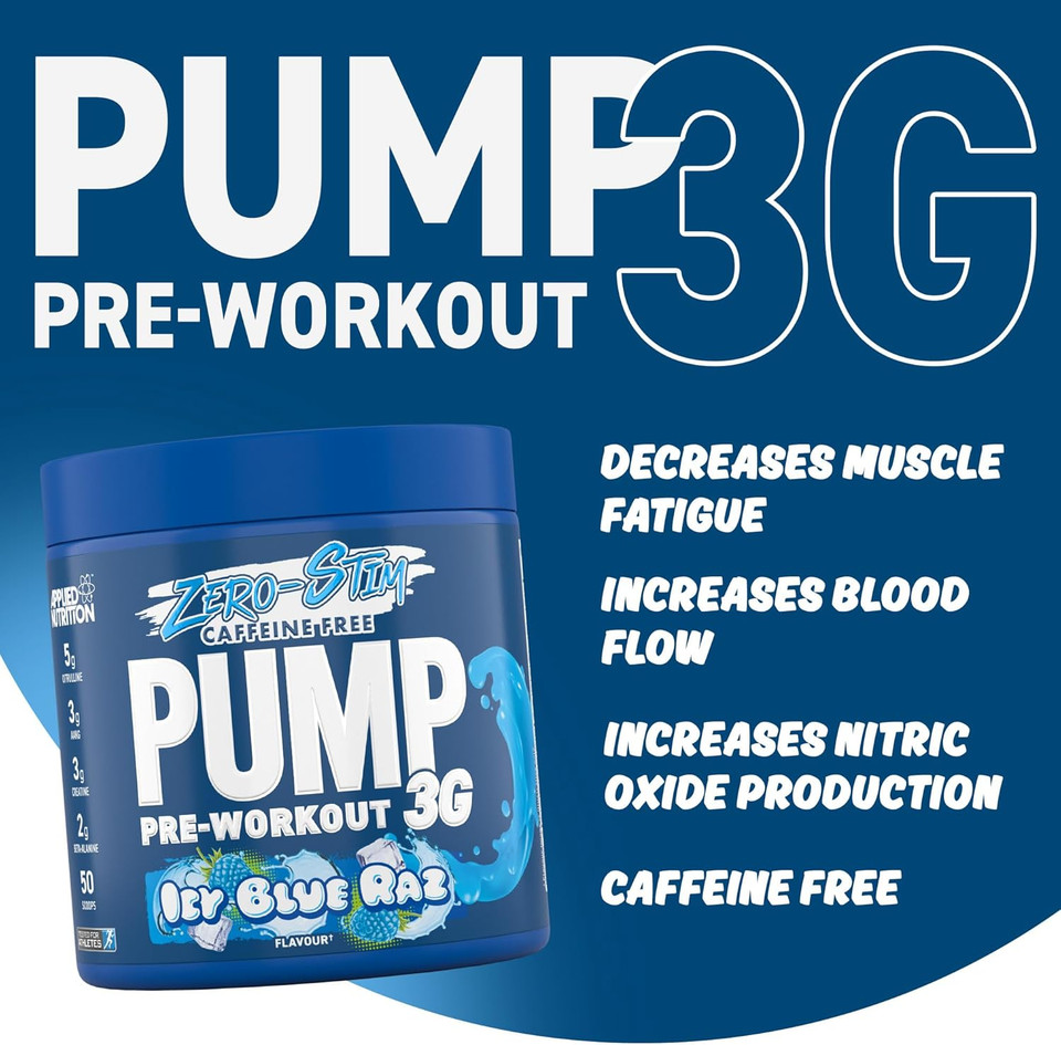 Applied Nutrition Pump 3G Pre Workout - Energy, Focus & Performance (375g - 25 Servings) (Fruit Burst) Applied Nutrition Pump 3G Pre Workout - Energy, Focus & Performance (375g - 25 Servings) (Fruit Burst)