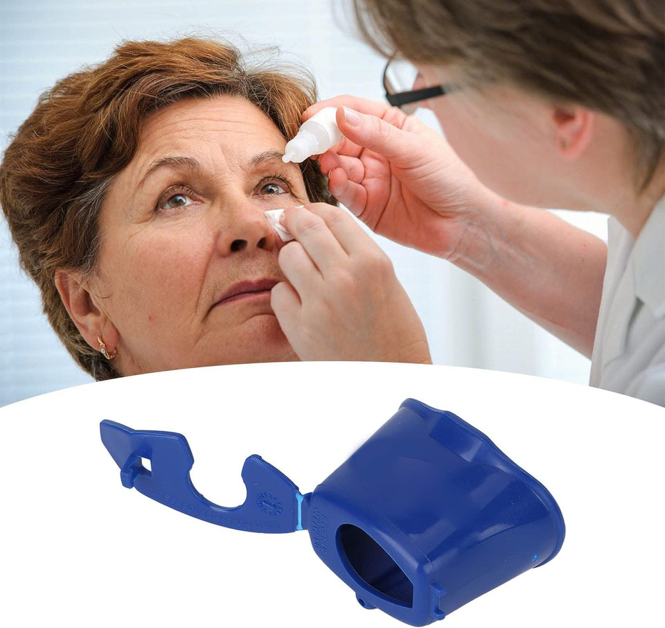 Eye Drop Applicator, Dispenser Aids For Eyedrop, Eye Dropper Cup For Most Eyes Drops Medicine Bottle, Portable Eyedrop Guide Aid Eyedrop Bottle Dispenser Holder Tool For Elderly Children