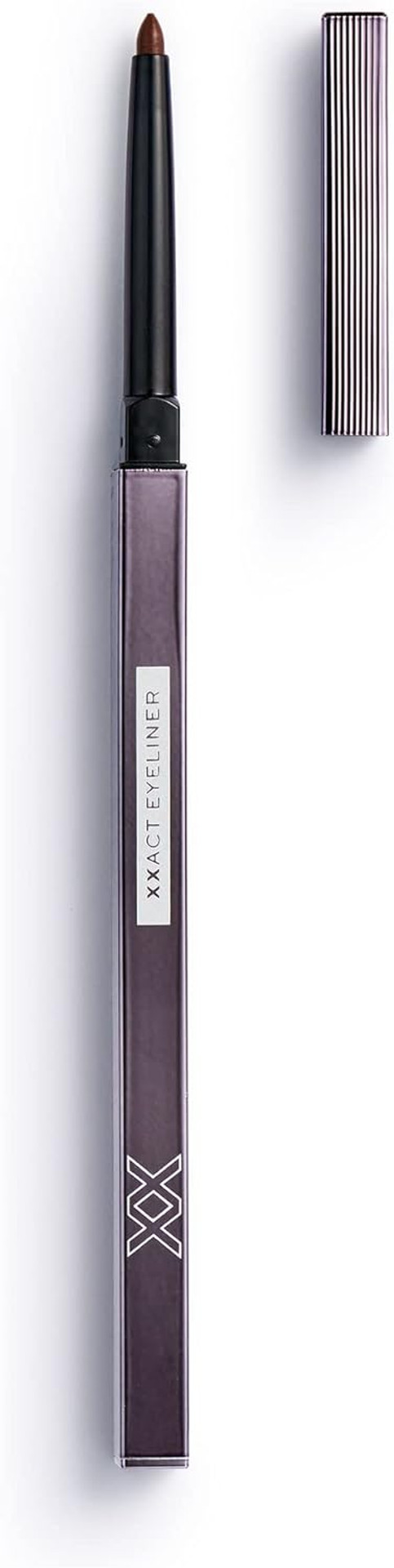 Revolution Beauty London Xx, Xxact, Eyeliner Pencil, Chestnut, 0.1G