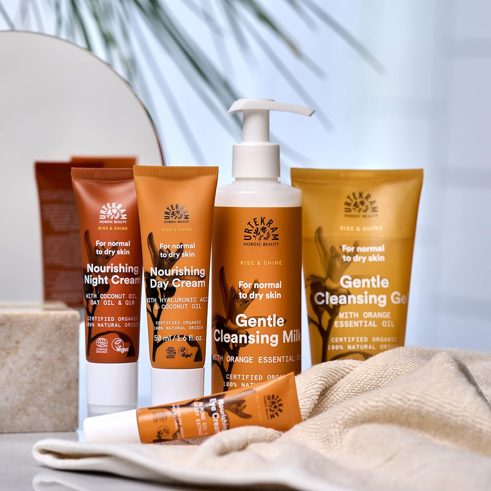 Urtekram Rise & Shine Nourishing Eye Cream With Almond Oil And Daisy Extract To Counteracts Dark Circles Under The Eyes - Help Reduce Fine Lines And Puffiness - Vegan, Organic & Natural Origin (15 Ml)