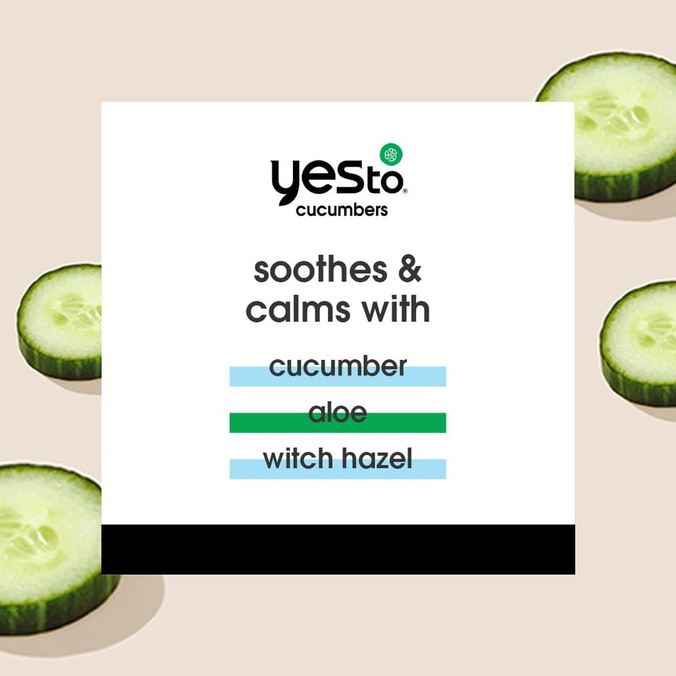 Yes To - Cucumbers Daily Eye Treatment - Soothing And Hydrating Under Eye Cream - Suitable For Sensitive Skin - 15Ml