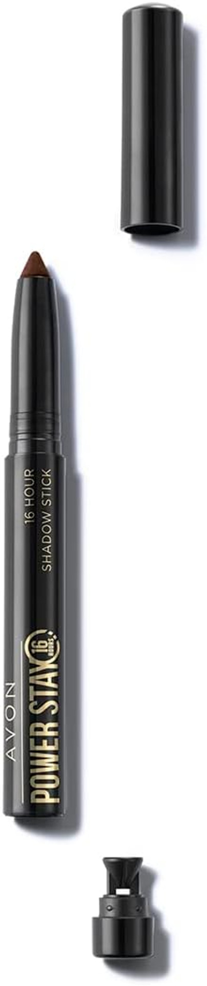 Avon Power Stay 16-Hour 2-In-1 Waterproof Longwear Eyeshadow & Eyeliner Stick 1.4G Stylish Brown
Color: Stylish Brown