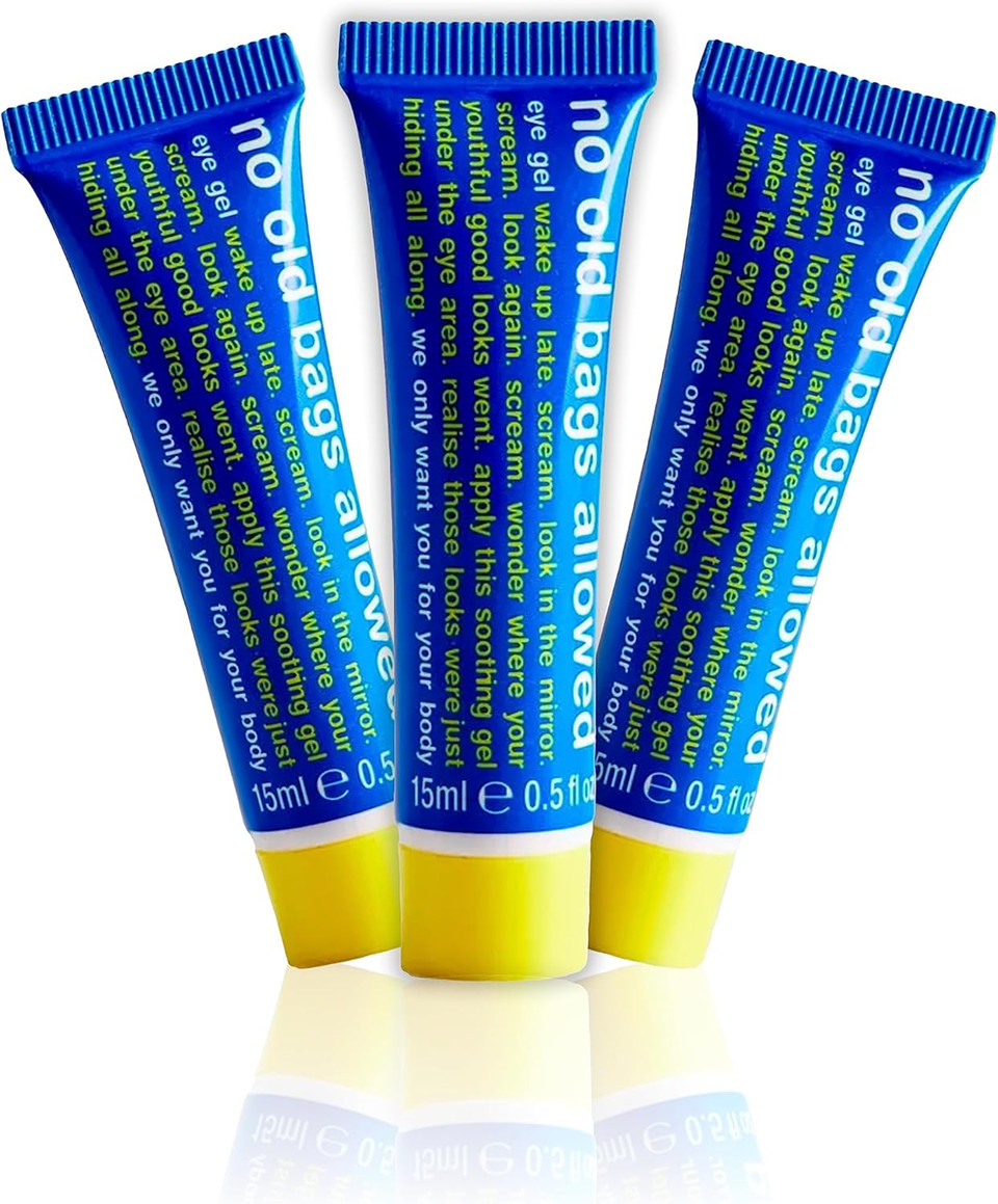 Anatomicals Eye Gel For Dry Eyes - No Old Bags Allowed, Under Eye Gel For Dark Circles And Puffiness 3 Pack