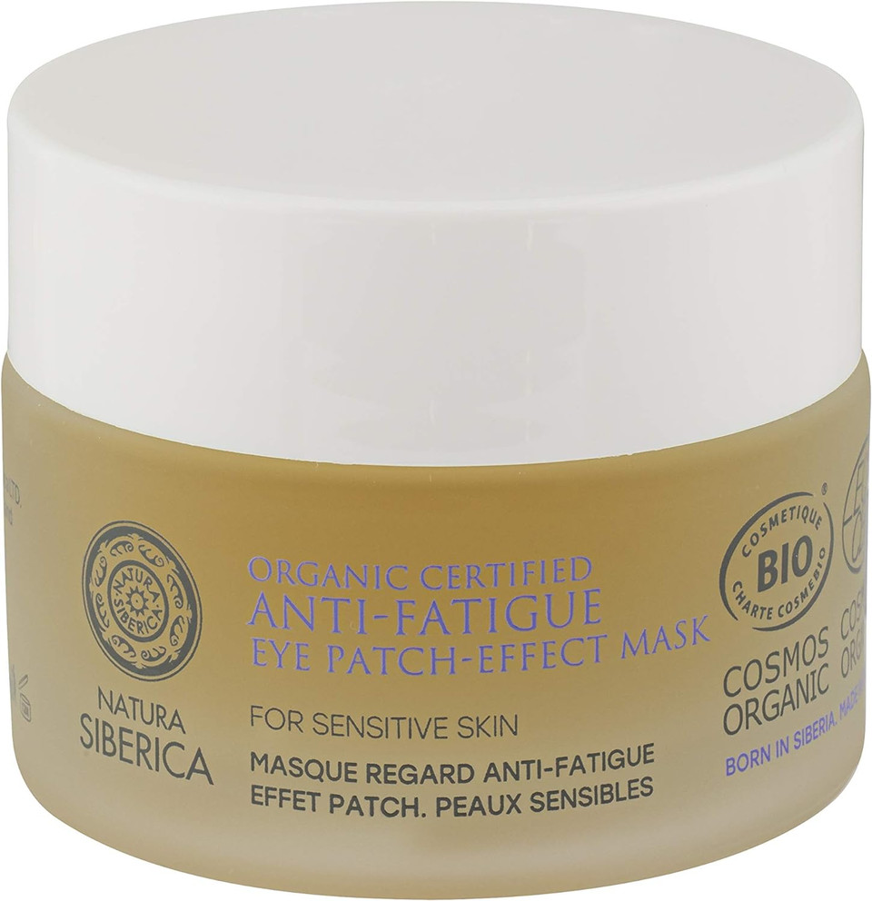 Natura Siberica Organic Certified Sensitive Skin, Anti-Fatigue Eye Patch-Effect Mask Natura Siberica Organic Certified Sensitive Skin, Anti-Fatigue Eye Patch-Effect Mask