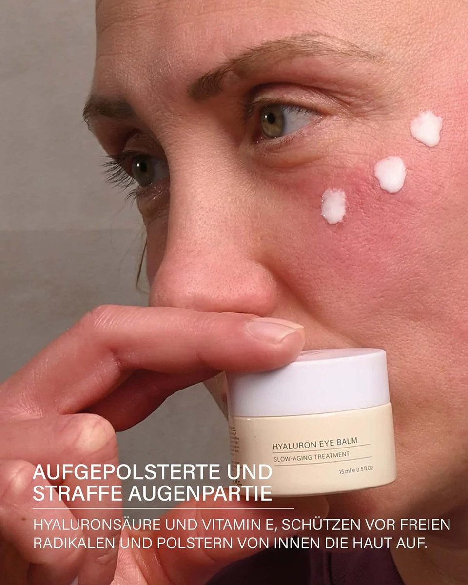 Rosental Organics Hyaluronic Eyes Eye Cream | Skin Care For Eyes | Reduces Wrinkles | Moisturiser | Natural Cosmetics | 100% Natural (15 Ml)