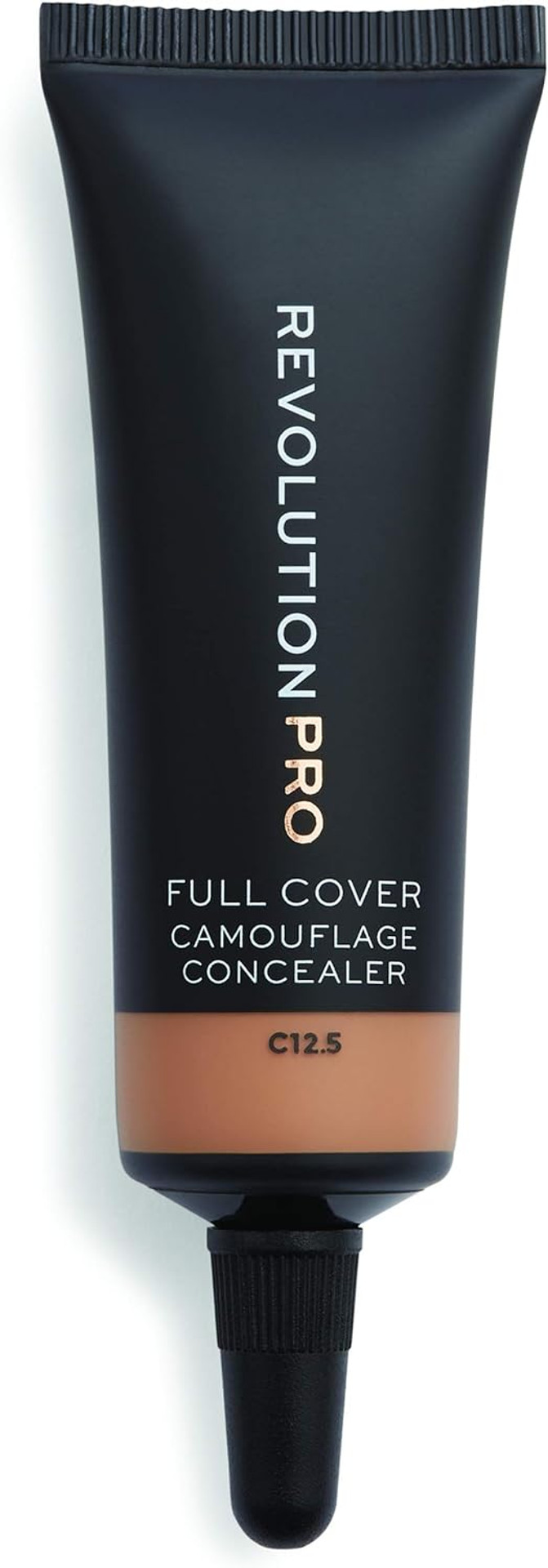 Revolution Beauty London Pro, Full Cover Camouflage, Concealer,C12.5, 8.5G
Color: C12.5