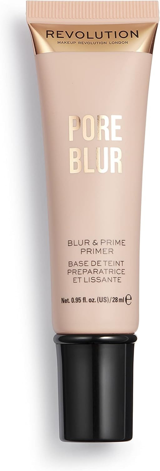 Revolution Beauty London Pore Blur Primer, Smooth Face Base, Gel Formula, All-Day Wear, 28ml