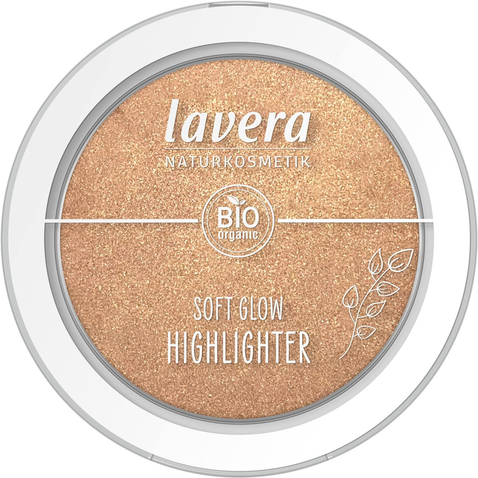 Lavera Soft Glow Highlighter -Sunrise Glow 01- Gold - Organic Almond Oil & Vitamin E - Vegan - Shimmering - Velvety Texture (1 X 5,5G) Lavera Soft Glow Highlighter -Sunrise Glow 01- Gold - Organic Almond Oil & Vitamin E - Vegan - Shimmering - Velvety Texture (1 X 5,5G)