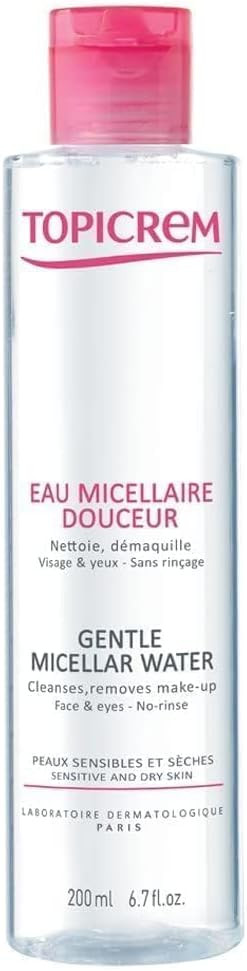 Topicrem Gentle Cleansing Water Face & Eyes 200Ml