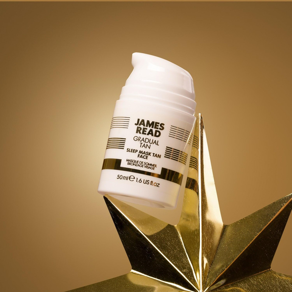 James Read Sleep Mask, Overnight Gradual Tan Gel For The Face, Light To Medium Tone, 50 Ml