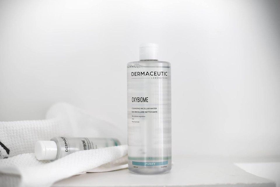 Dermaceutic Oxybiome - Cleansing Micellar Water with Microbiota regulator, Zinc gluconate and Niacinamide - 400 ml