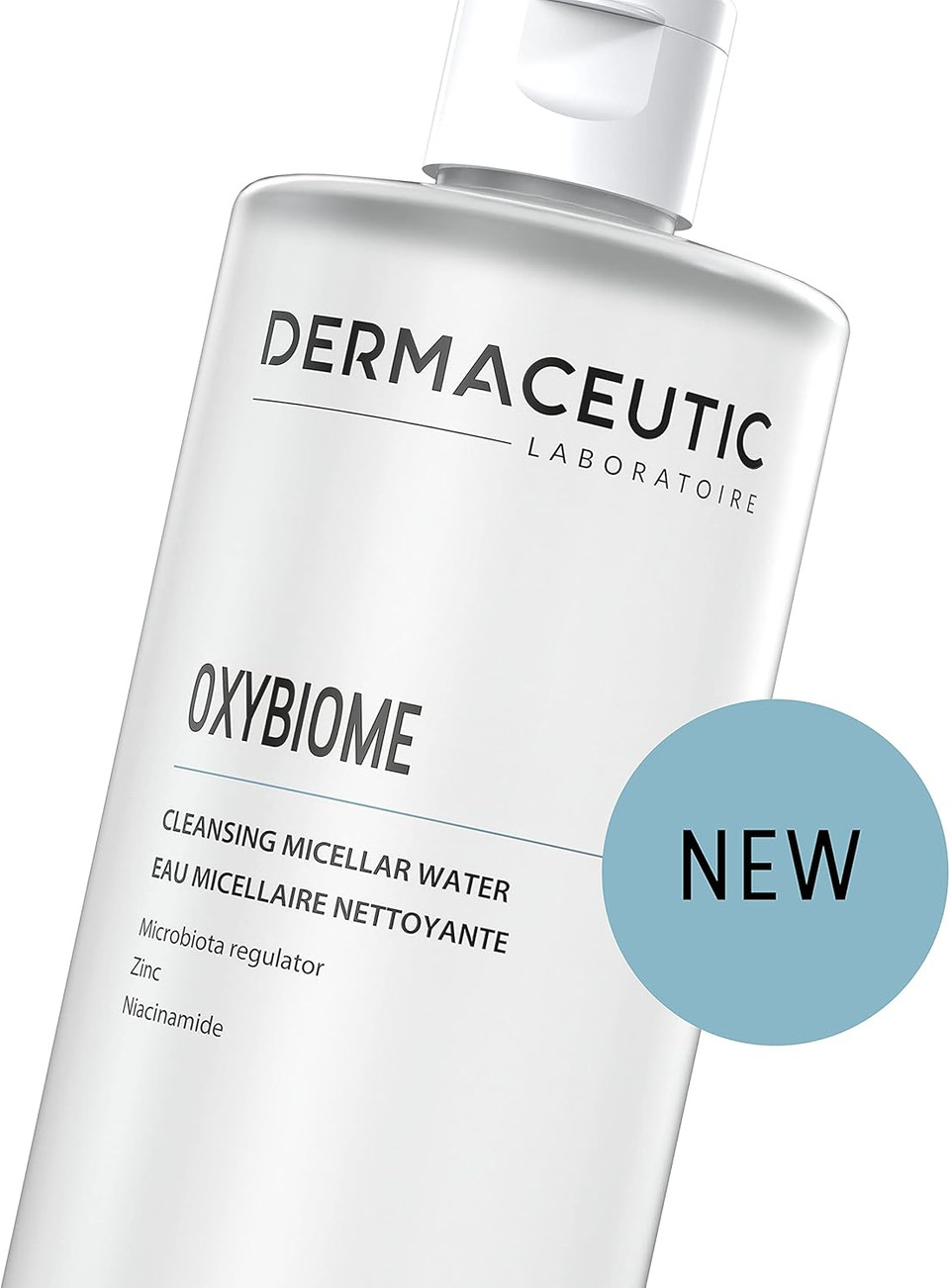 Dermaceutic Oxybiome - Cleansing Micellar Water with Microbiota regulator, Zinc gluconate and Niacinamide - 400 ml