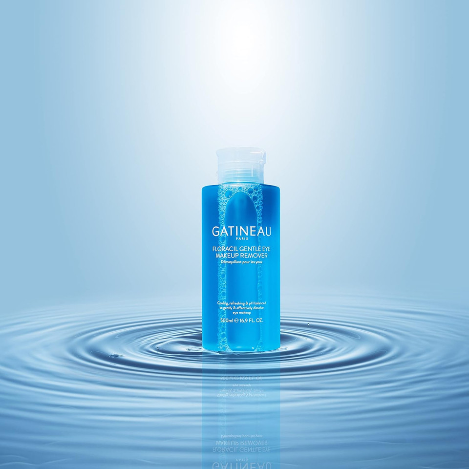Gatineau - Floracil Original Gentle Eye Make-up Remover (500ml), Non-Oily & Non-Drying, Refreshing Tired Eyes