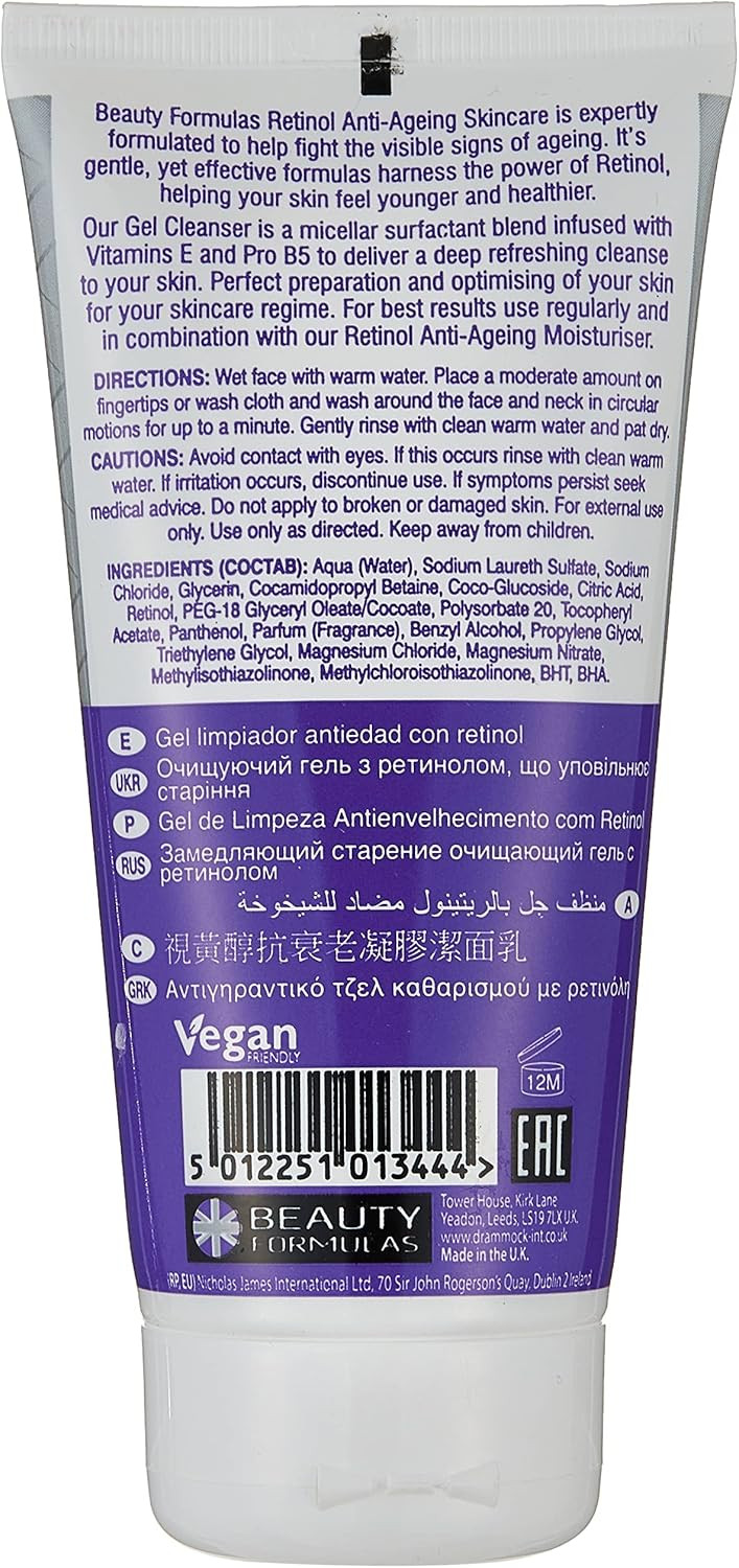 Beauty Formulas RETINOL 150ML CLEANSER