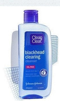 Clean & Clear Blackhead Clearing Cleanser Oil Free 200Ml (3 Packs)