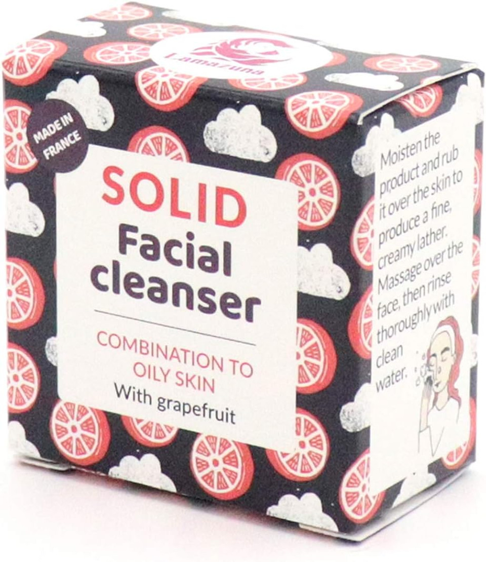 Lamazuna Solid Facial Cleanser - Combination/Oily Skin (Grapefruit)