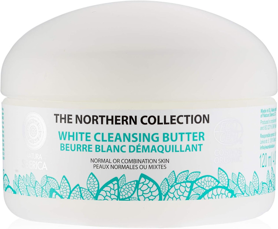 Natura Siberica Northern White Cleansing Butter For Normal/Combination Skin, 120 Ml