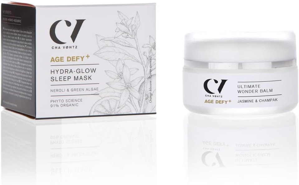 Age Defy+ Ultimate Wonder Balm 50ml | Natural & Organic Anti-Ageing Cleansing Balm by Cha Vøhtz | Purifying Make-Up Remover for Dry, Mature Skin | Paraben Free & Ethyl Alcohol Free | Cruelty Free