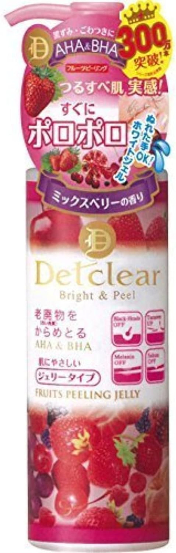 Meishoku Cosmetics Detclear Bright&Peel Aha&Bha Peeling Gel 180Ml By Meishoku