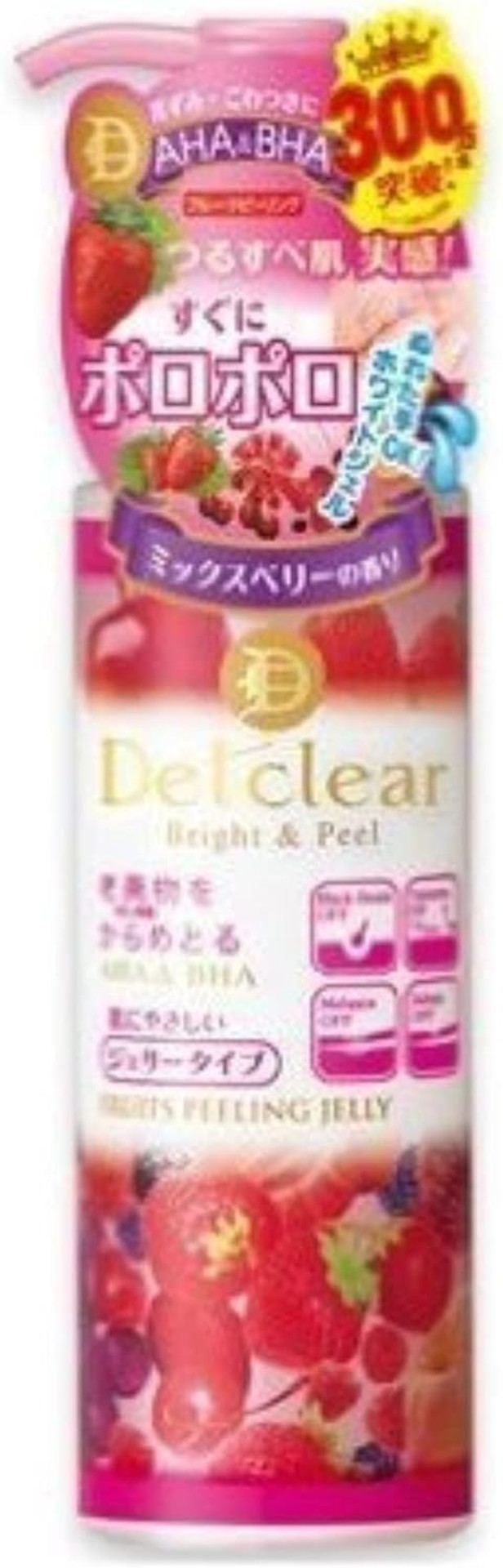 Meishoku Cosmetics Detclear Bright&Peel Aha&Bha Peeling Gel 180Ml By Meishoku