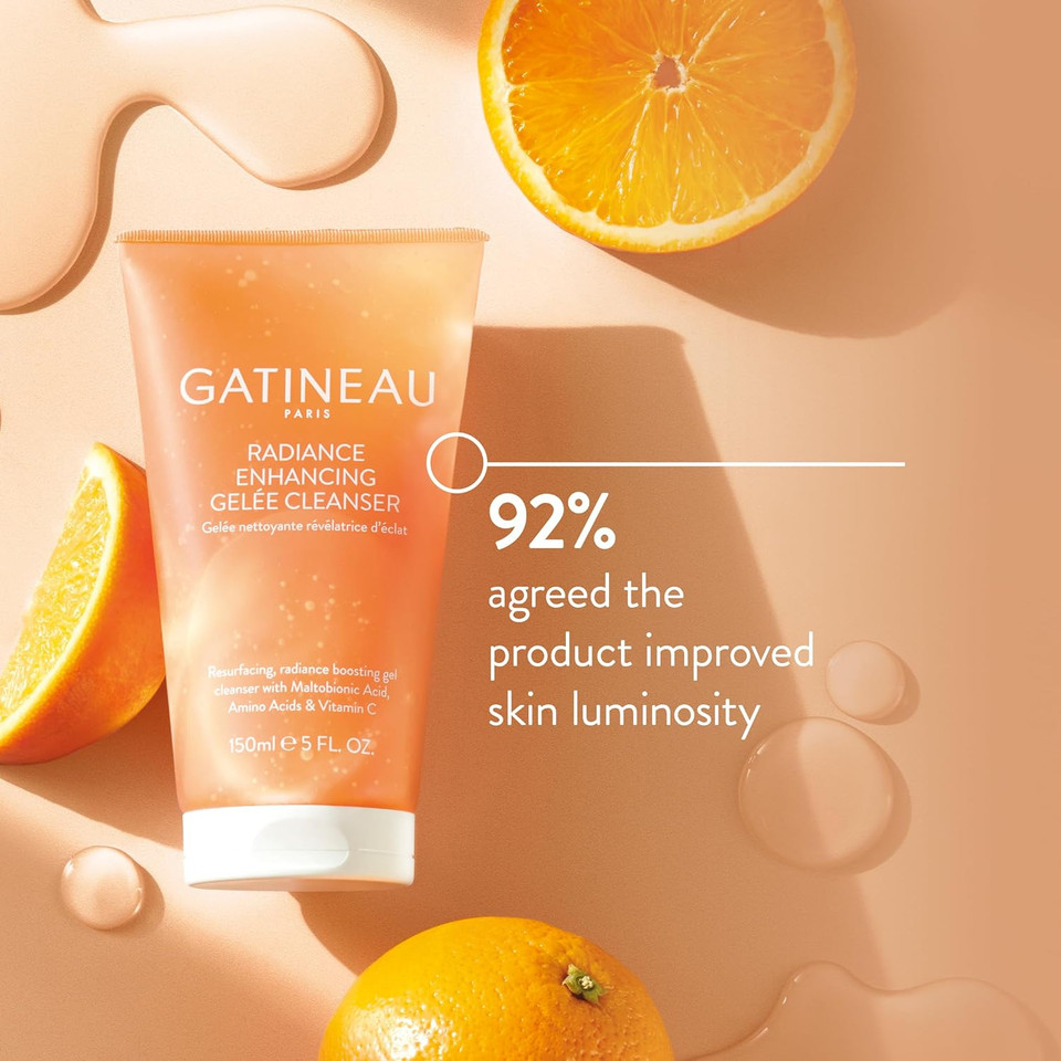 Gatineau - Radiance Enhancing Gelee Cleanser (150ml) Daily Gel Face Wash, Gently Exfoliating with Vitamin C