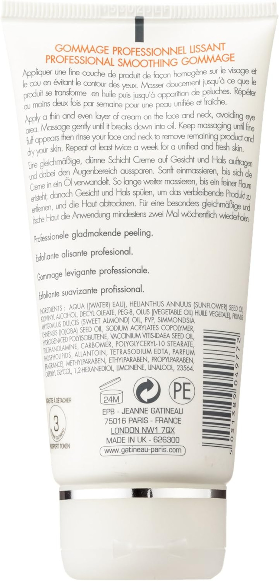 Gatineau - Peeling Expert Pro-Radiance Exfoliating Gommage, Face Exfoliator with Enzyme Technology (Pack of 1)